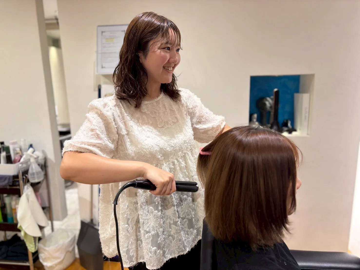 プレパレーションとフォルムづくりの様子