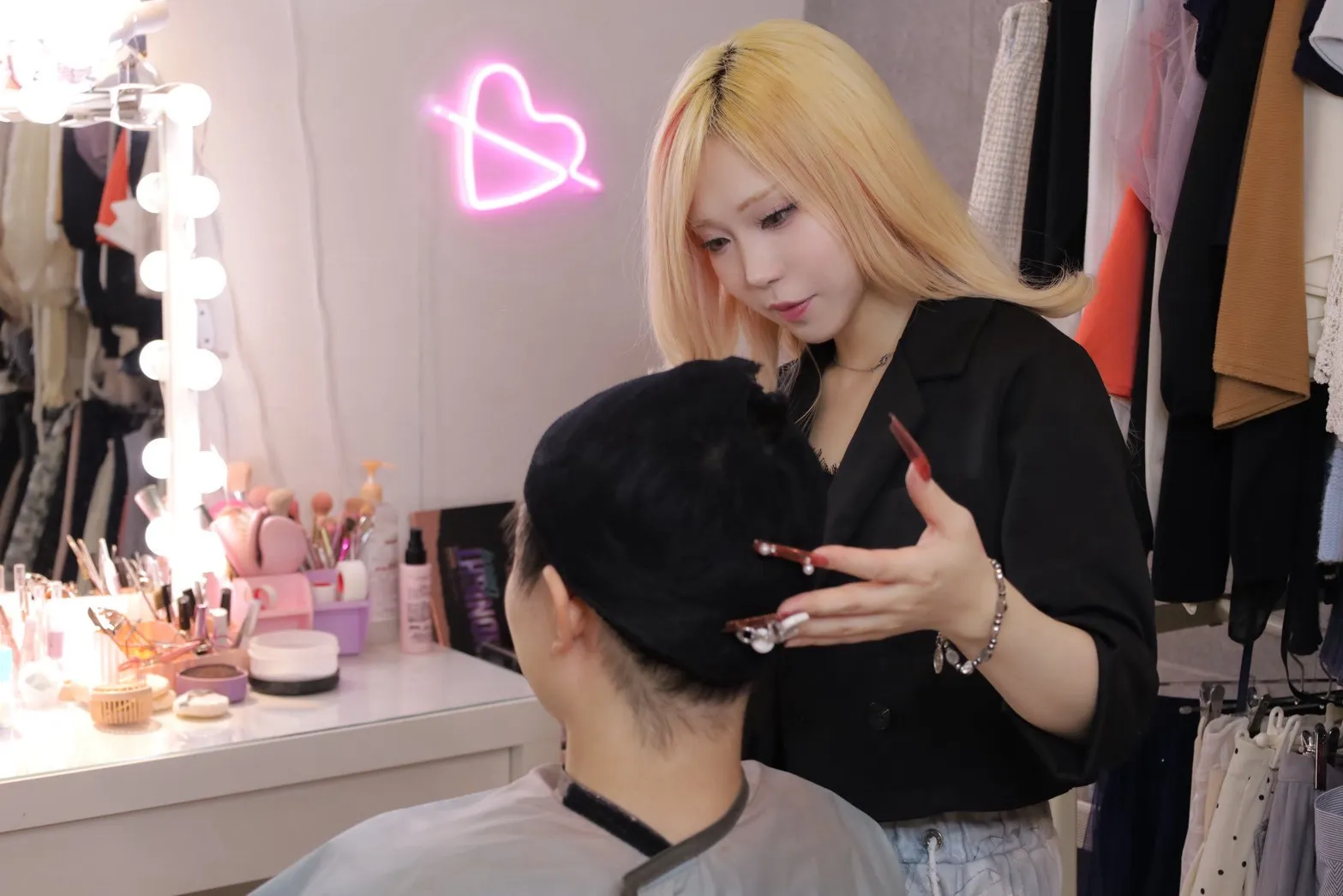 プレパレーションとフォルムづくりの様子