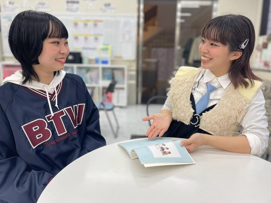 学校で相談しながら決めていく。高校に通いながらでも、技術は着実に積み上げられる